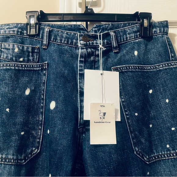 Sandrine Rose with Free People NWT high rise jeans. - Picture 2 of 9